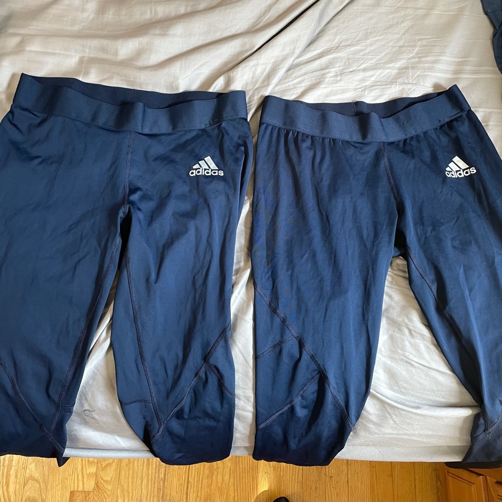 Adidas Climacool Techfit Navy Blue Leggings